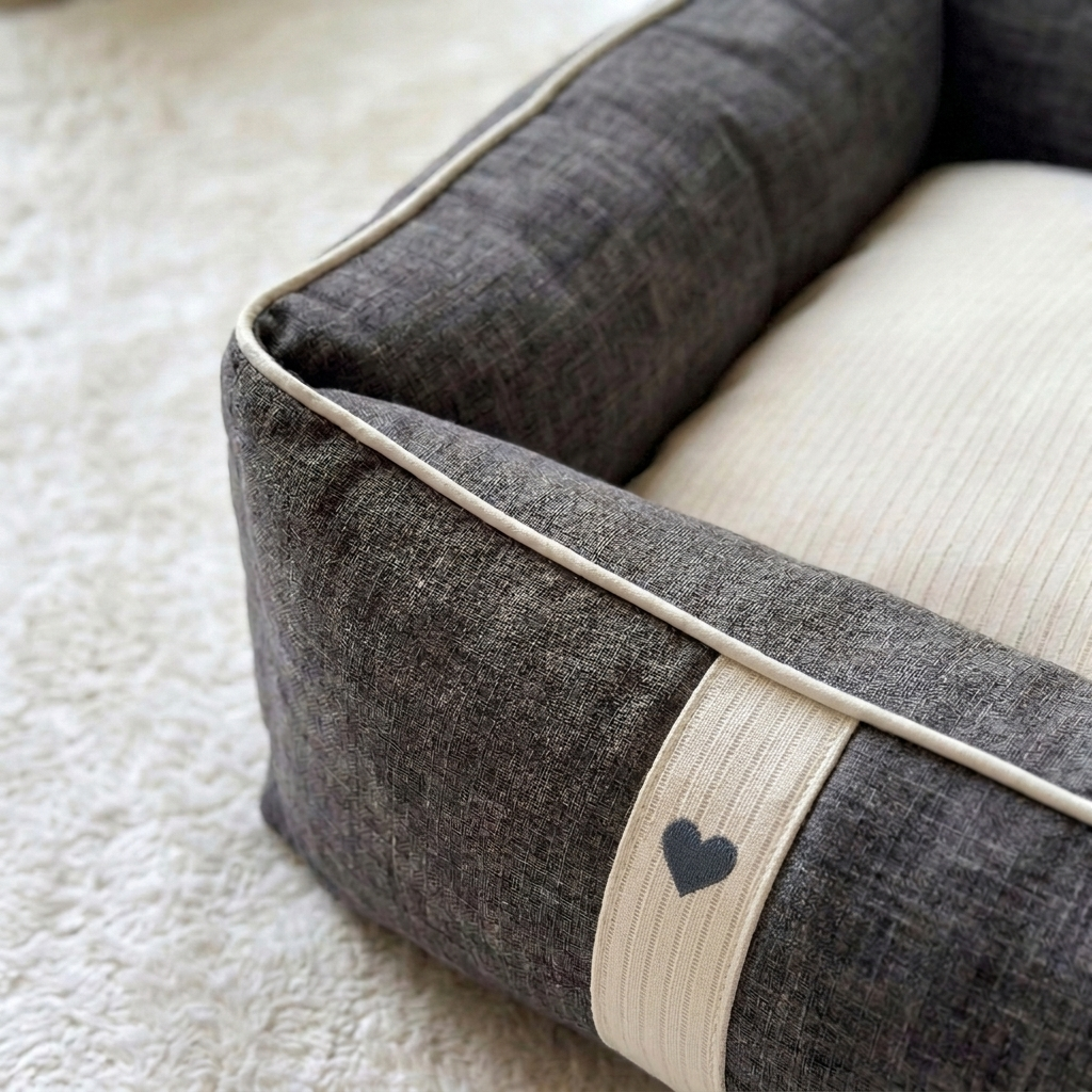 Cotton dog beds online Dubai | Dog beds with washable covers| Best dog beds online UAE | Dog Beds Dubai| PoochMate UAE dog Bed