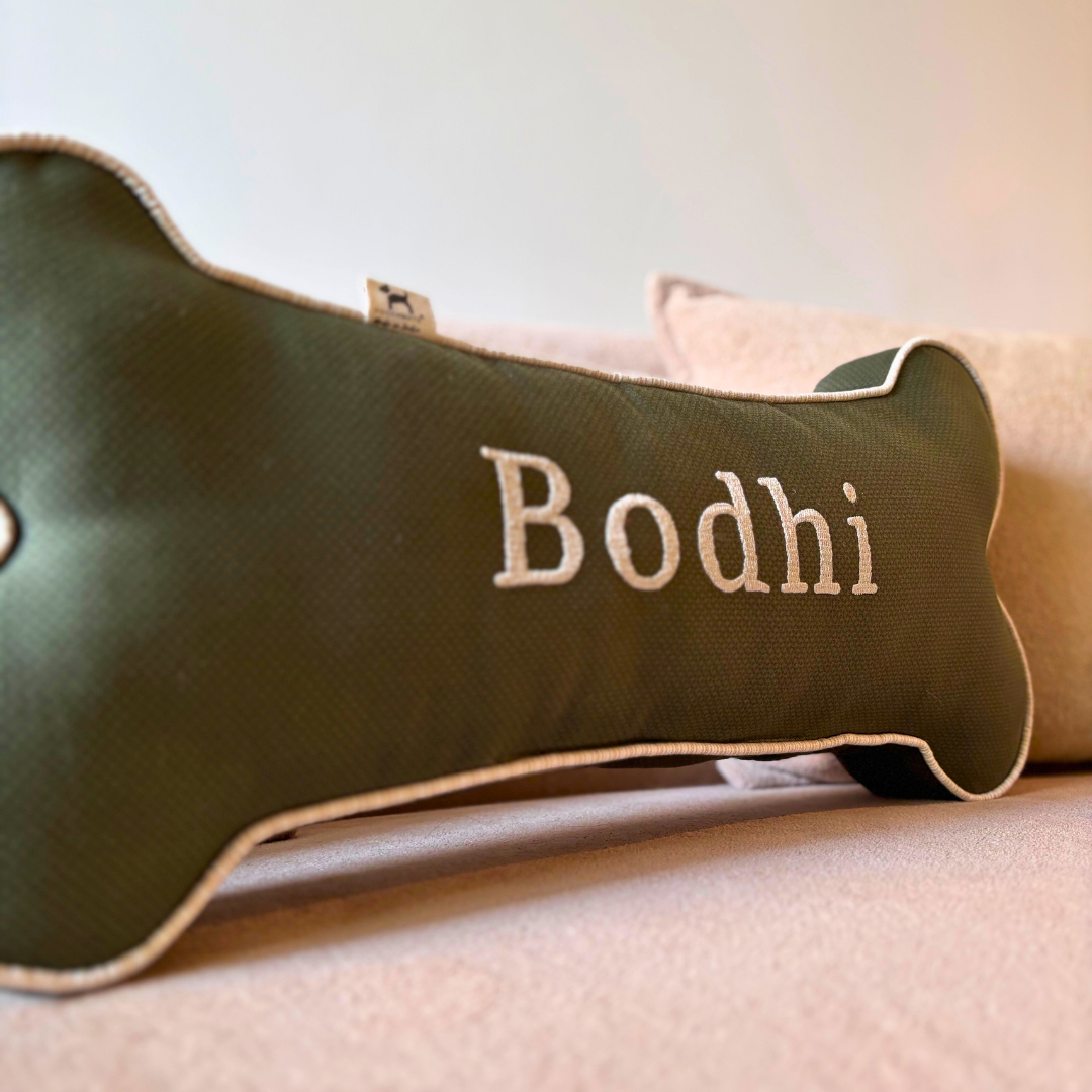 Personalized dog pillows Dubai | Customised Dog Name Pillows | Dog Bone Pillows UAE