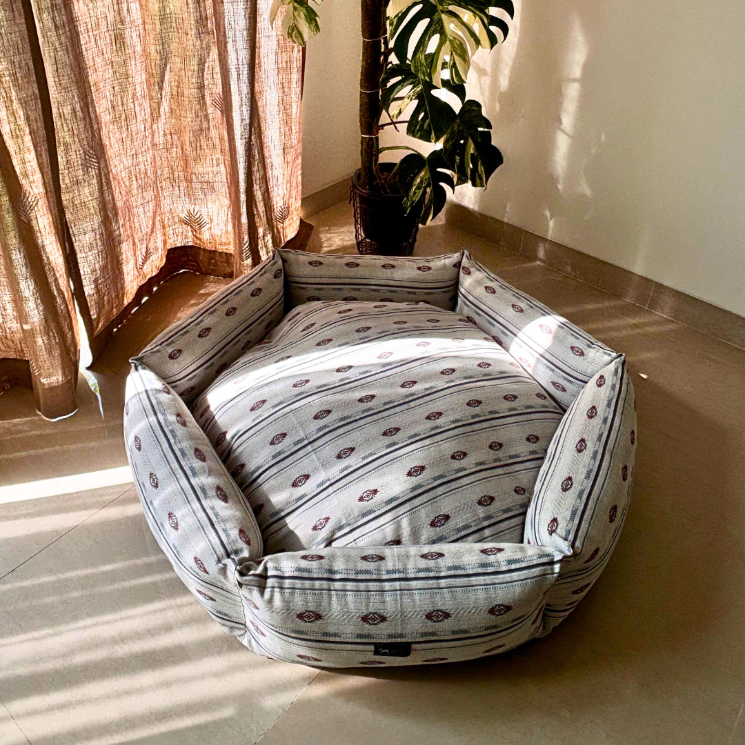 Round Bolster Dog Beds | Washable dog beds UK