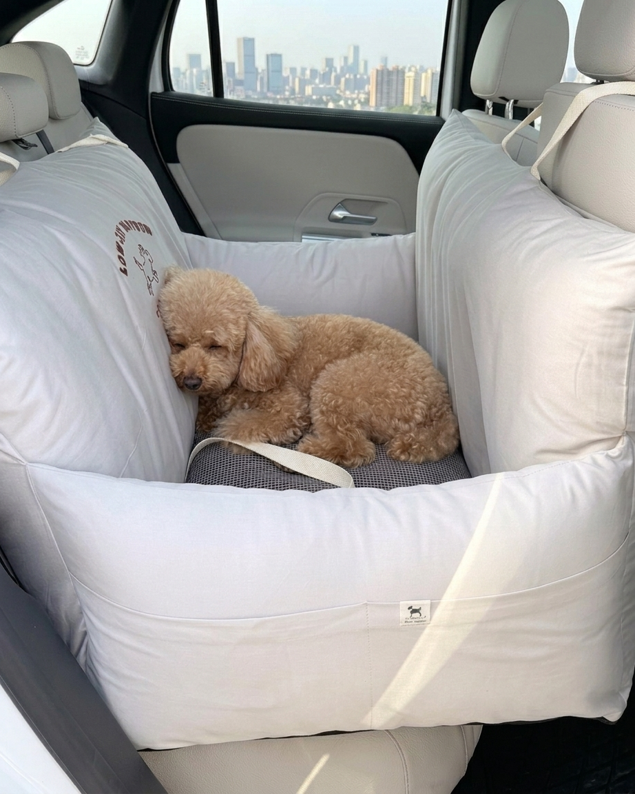 PoochMate UAE Travel Beds | Best Dog Car Seat Dubai| Car seats for large dogs | dog bed for car back seat| Dog car bed | Dog car bed for large dogs