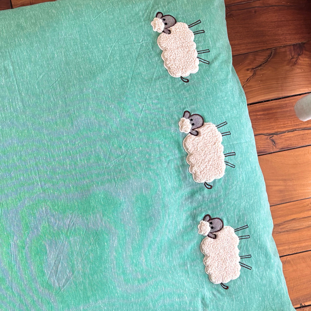 Embroidered Linen Dog Bed | Dog Beds online Dubai