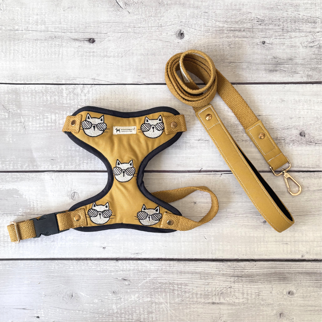 Adjustable dog harness & lead Set | Cotton Dog Harnesses online UAE