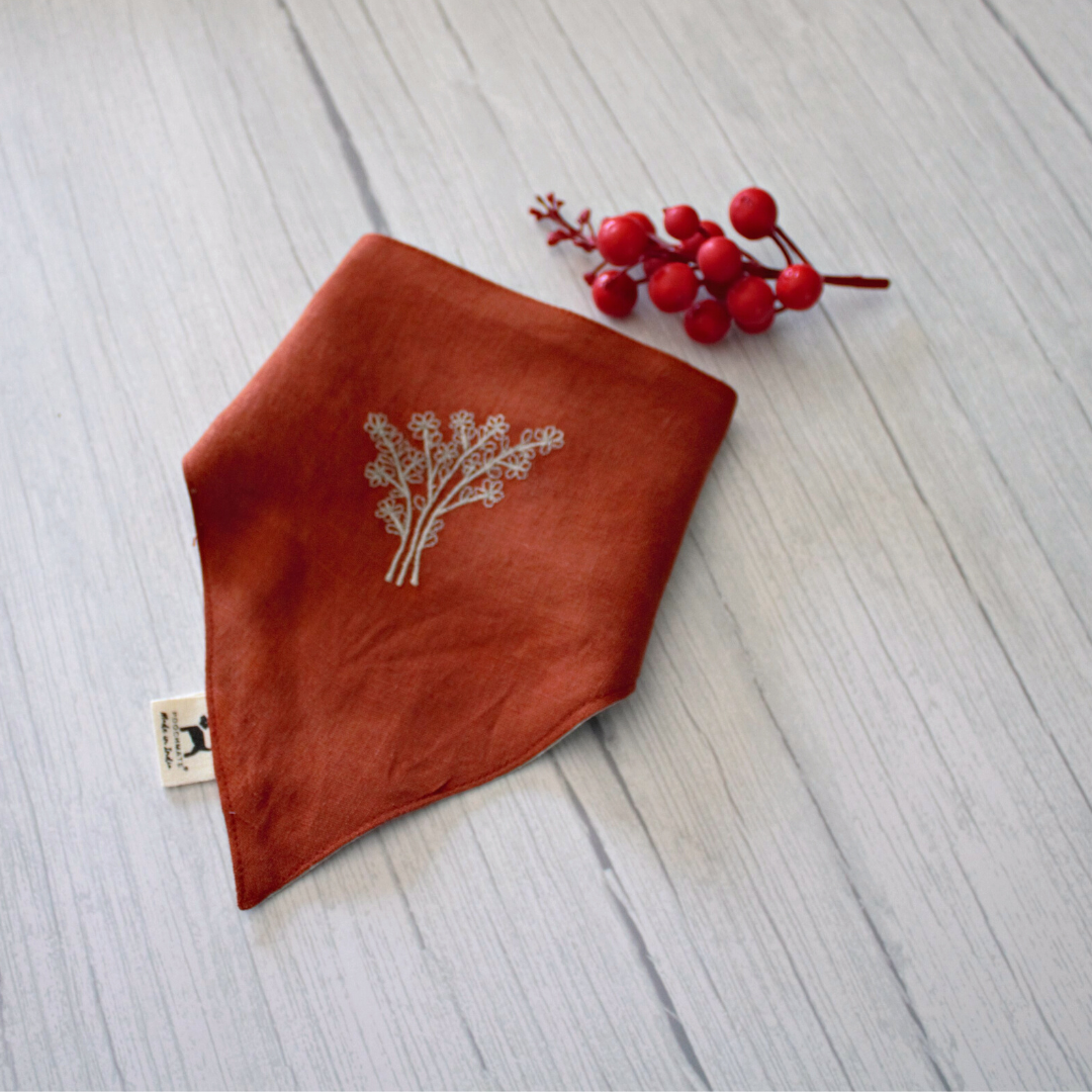 Dog Accessories online UAE| Linen Dog Bandanas UAE