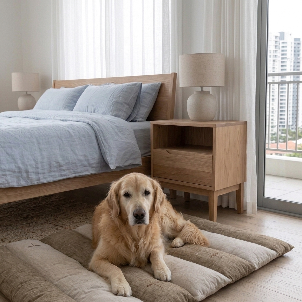 Cotton pet mats Dubai | Dog sleeping mat online UAE| Thick cotton crate mats for dogs Dubai | PoochMate UAE