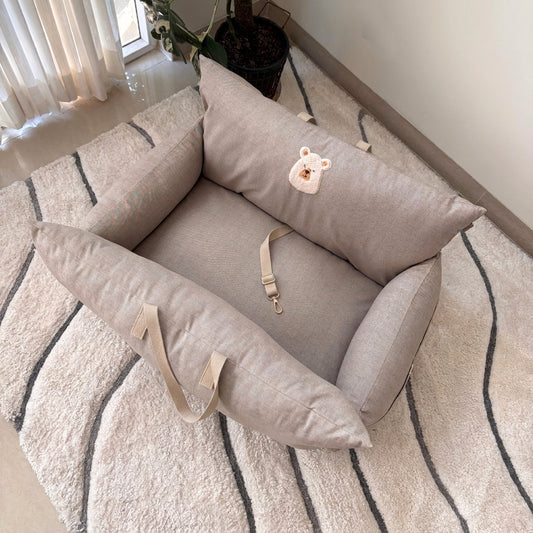 PoochMate UAE Travel Beds | Best Dog Car Seat Dubai| Car seats for large dogs | dog bed for car back seat| Dog car bed | Dog car bed for large dogs