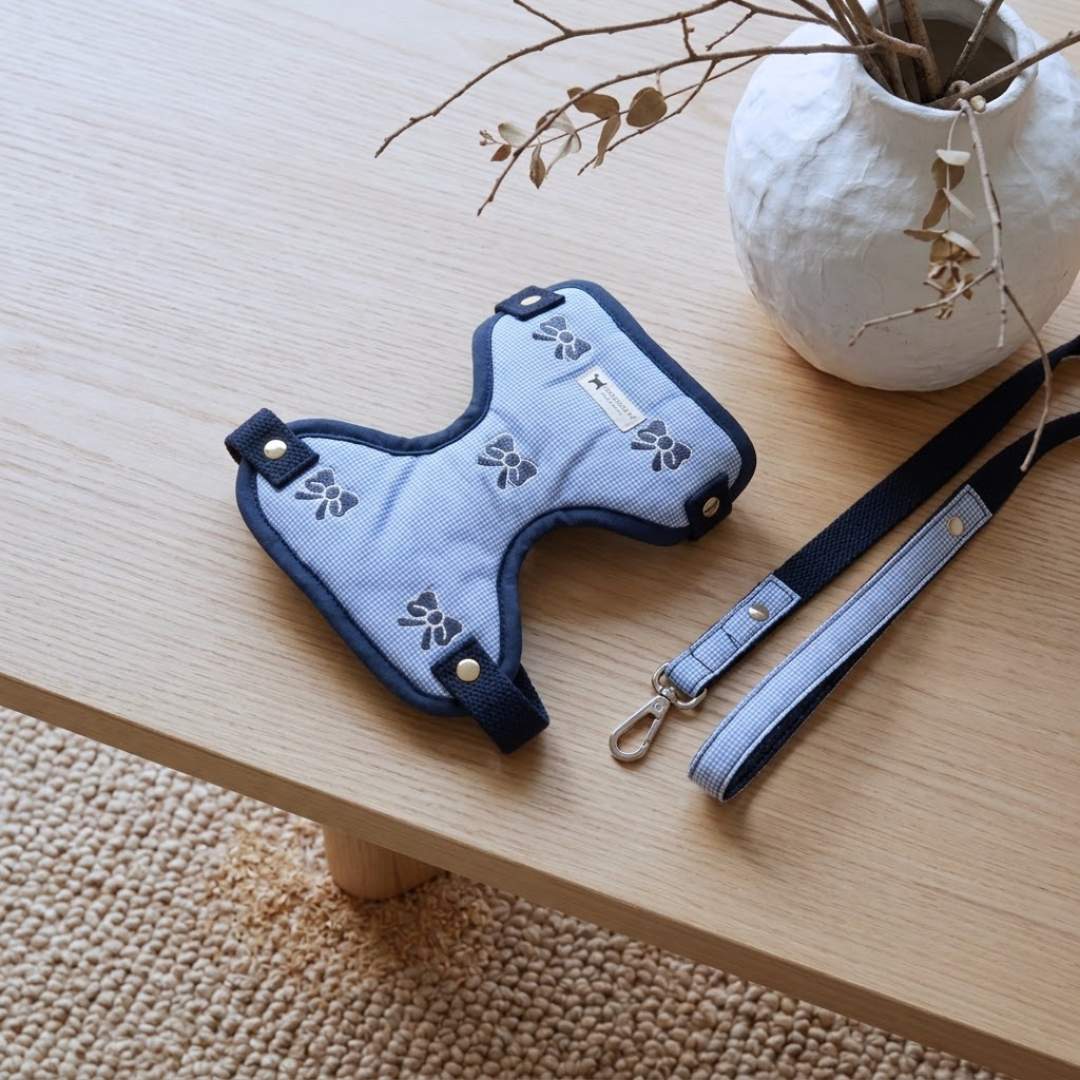 XS Cotton Dog harness & leash set | Dog Harness & Collars Dubai | Harness & Lead sets for toy breeds | X-S Dog Harness & Leash Sets