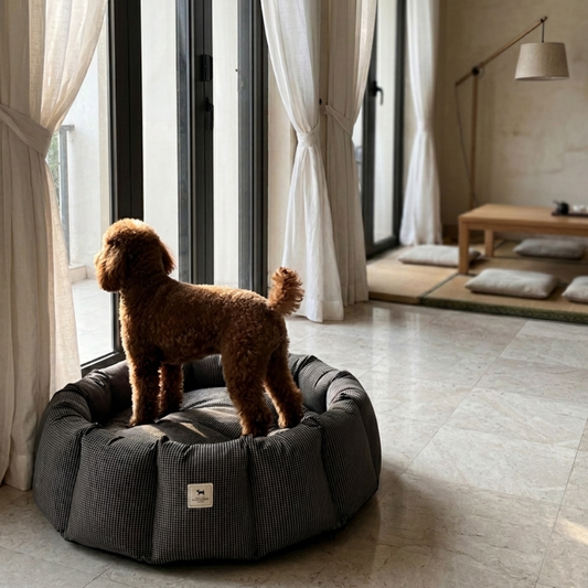 Round dog beds for large dogs | Dog Beds online Dubai | Washable cotton dog beds online Dubai | Round dog beds Dubai | Best dog beds in Dubai