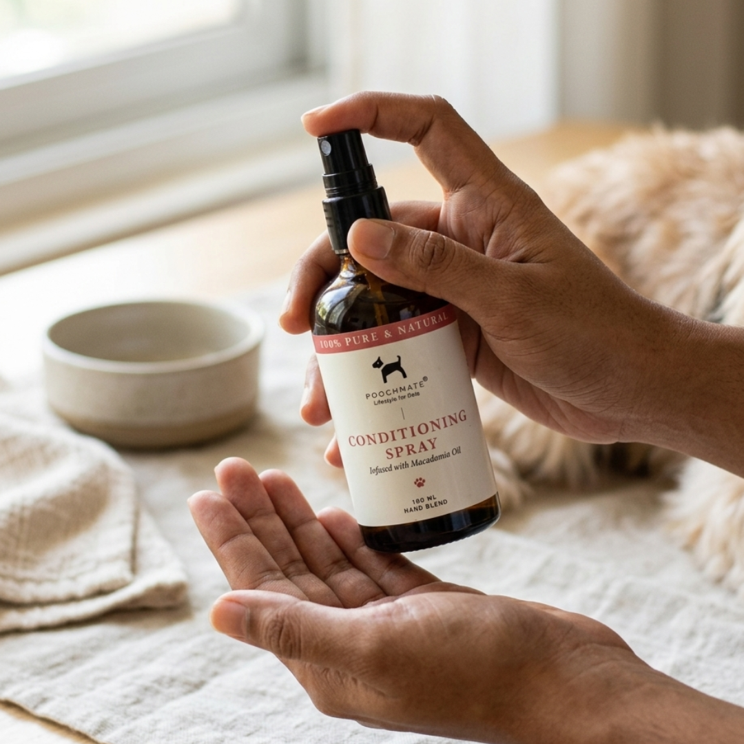 Dog conditioning spray | Spray for long coat dogs | Dog grooming supplies Dubai | Conditioner for dogs | Dog Leave in Conditioner