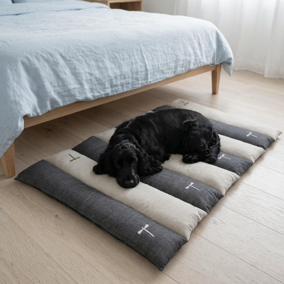 Cotton pet mats Dubai | Dog sleeping mat online UAE| Thick cotton crate mats for dogs Dubai | PoochMate UAE