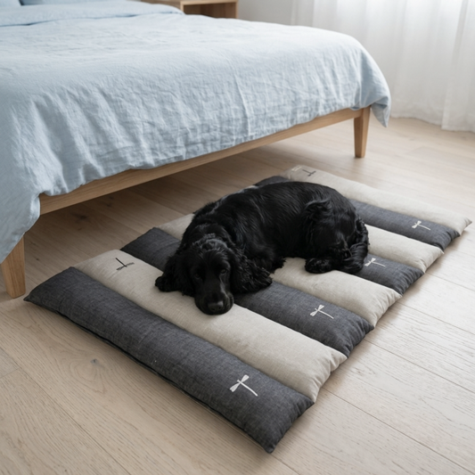 Cotton pet mats Dubai | Dog sleeping mat online UAE| Thick cotton crate mats for dogs Dubai | PoochMate UAE