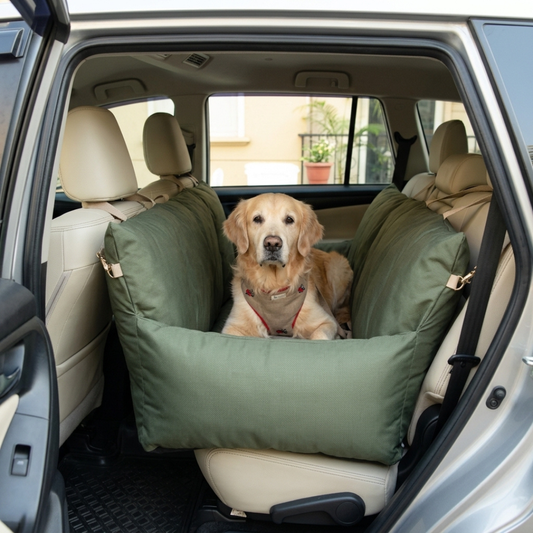 Travel beds for dogs in car | Car Seat protectors for dogs Dubai| Large dog car seat Dubai | Travel beds for dogs UAE