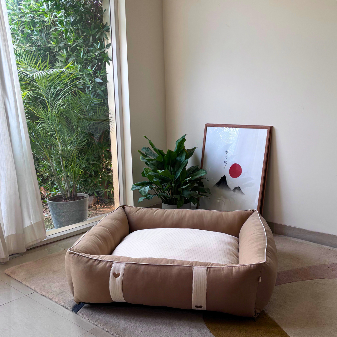 PoochMate UAE | Dog Beds with removabl4e covers online Dubai | Large washable dog beds Dubai | Dog Beds UAE