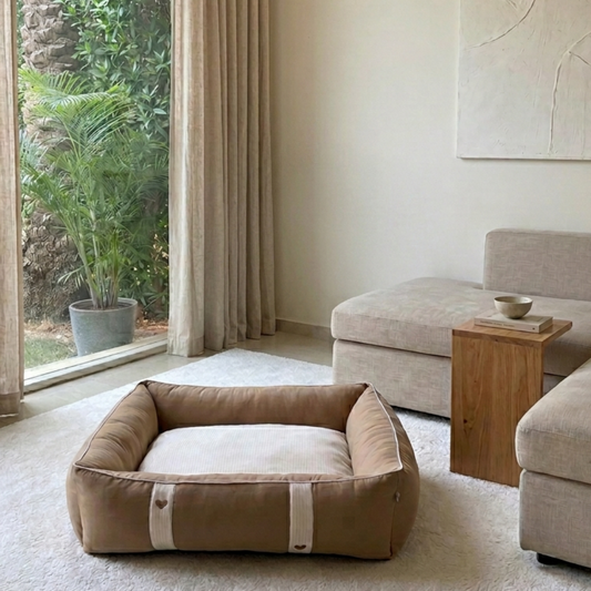 PoochMate UAE | Dog Beds with removable covers online Dubai | Large washable dog beds Dubai | Dog Beds UAE