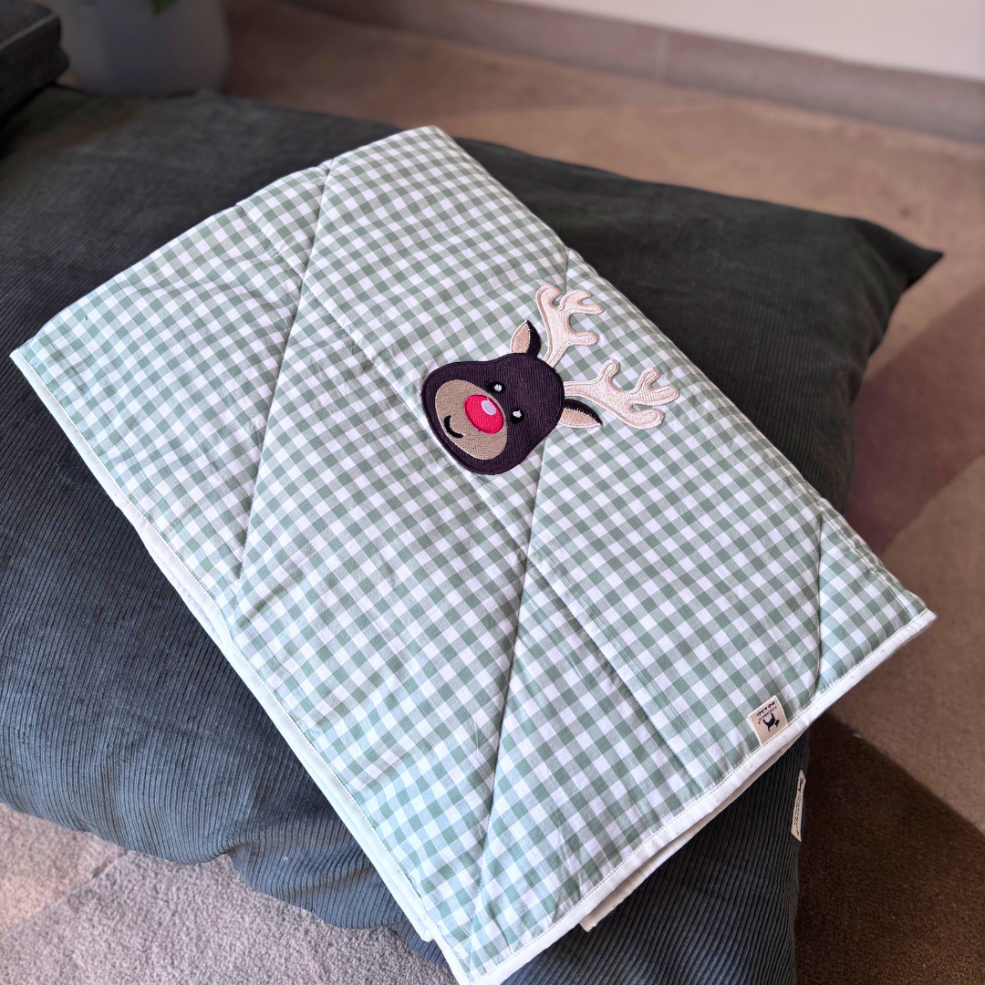 Cotton dog blanket Dubai | Soft Cotton pet blanket | Dog Christmas blanket | Cotton dog blankets Dubai