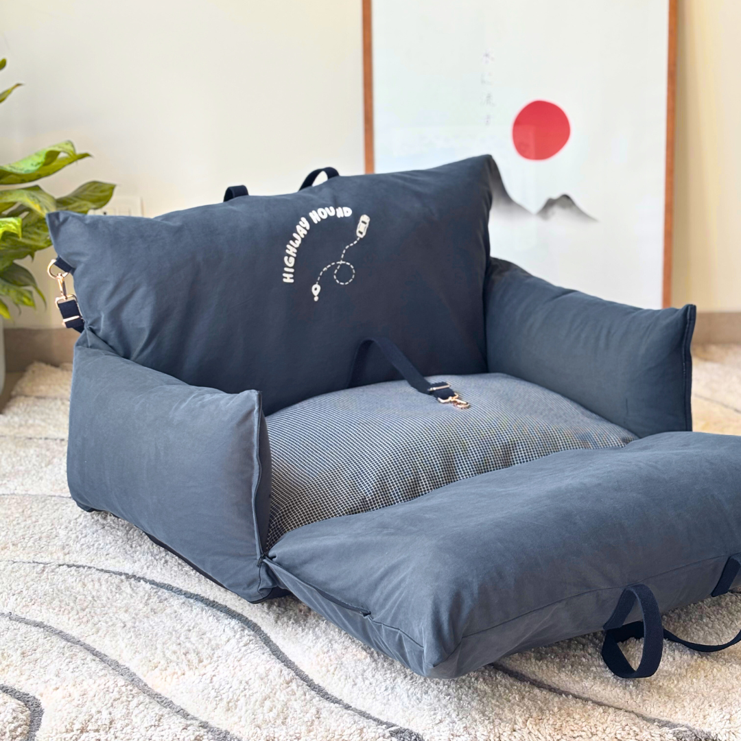 Dog Car Seats online Dubai | Dog Car Seats Abu Dhabi | PoochMate Travel Bed| Car seats for medium dogs Dubai