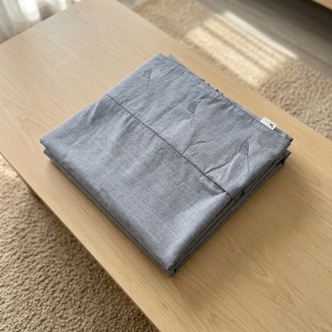 PoochMate Memory Foam Bolster Dog Bed Cover - Blue