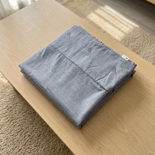 PoochMate Memory Foam Bolster Dog Bed Cover - Blue