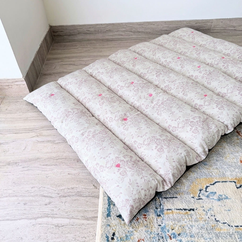Cotton pet mats Dubai | Dog sleeping mat online UAE| Thick cotton crate mats for dogs Dubai | PoochMate UAE