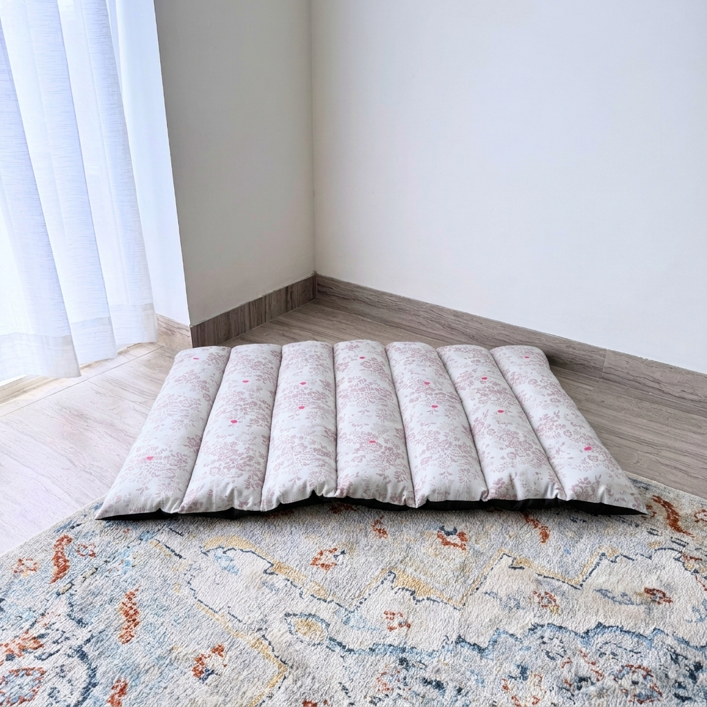 Cotton pet mats Dubai | Dog sleeping mat online UAE| Thick cotton crate mats for dogs Dubai | PoochMate UAE