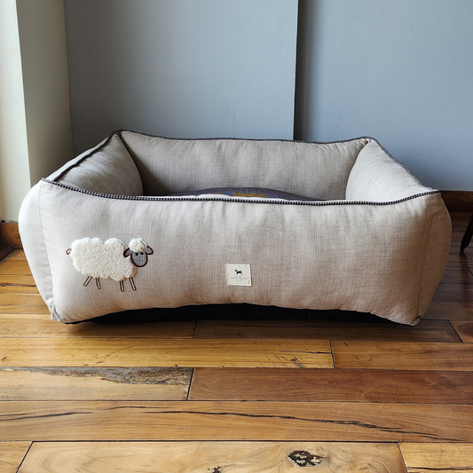 Linen Dog Beds | Washable linen dog beds Dubai