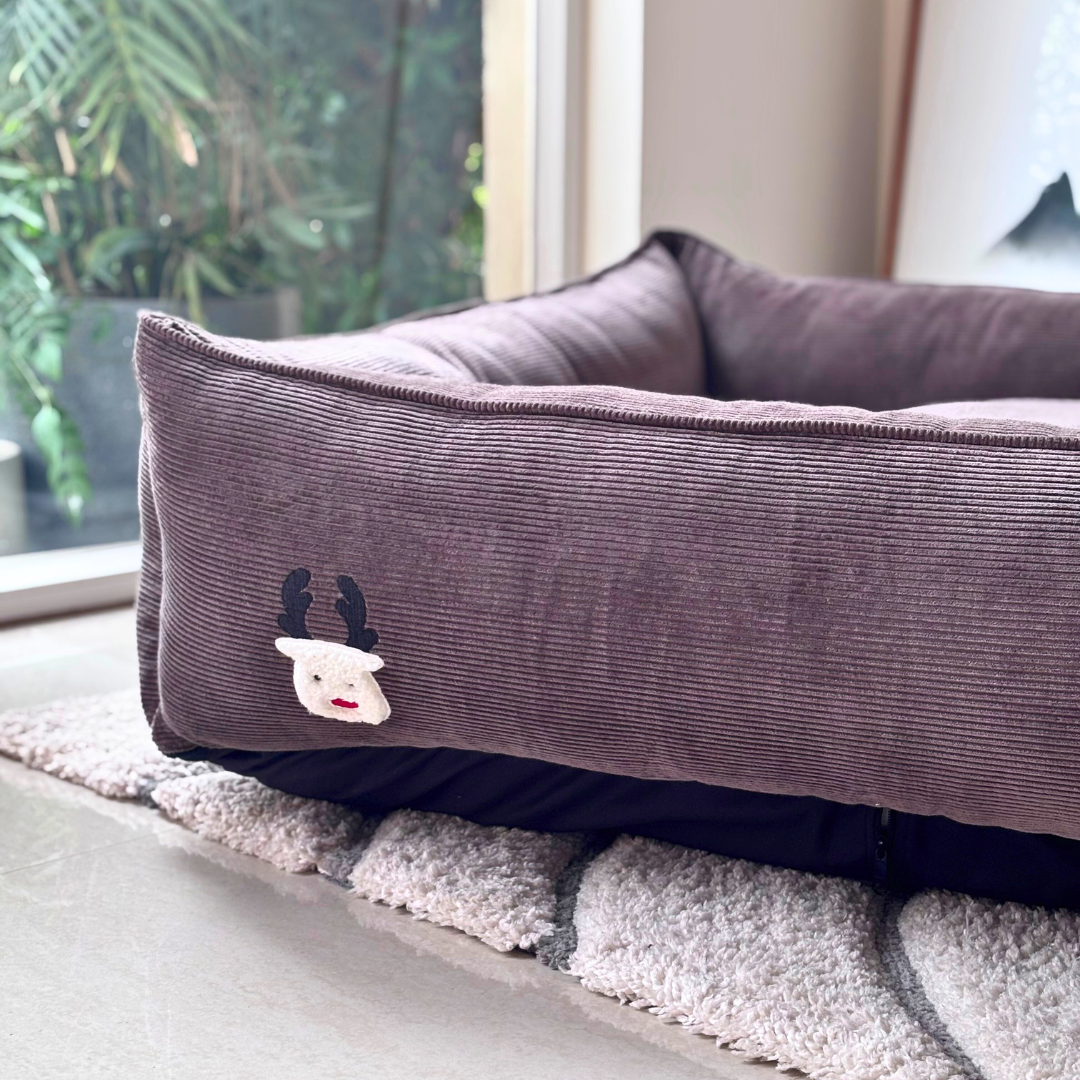 PoochMate UAE Beds | Large dog bed with removable cover | Washable dog beds online UAE