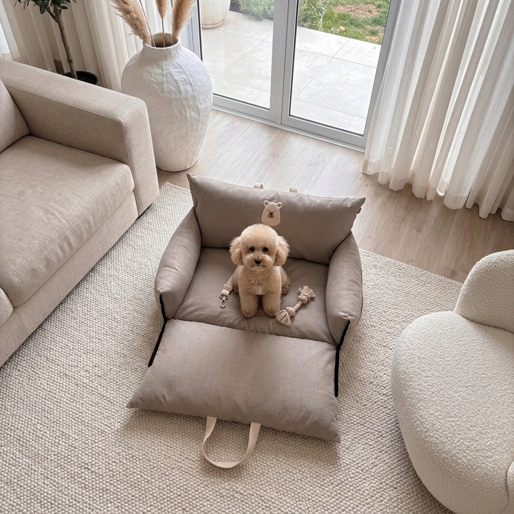 PoochMate UAE Travel Beds | Best Dog Car Seat Dubai| Car seats for large dogs | dog bed for car back seat| Dog car bed | Dog car bed for large dogs