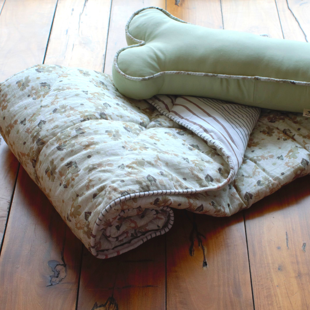 Cotton dog blanket & pillow sets UAE| Blankets for large dogs UAE