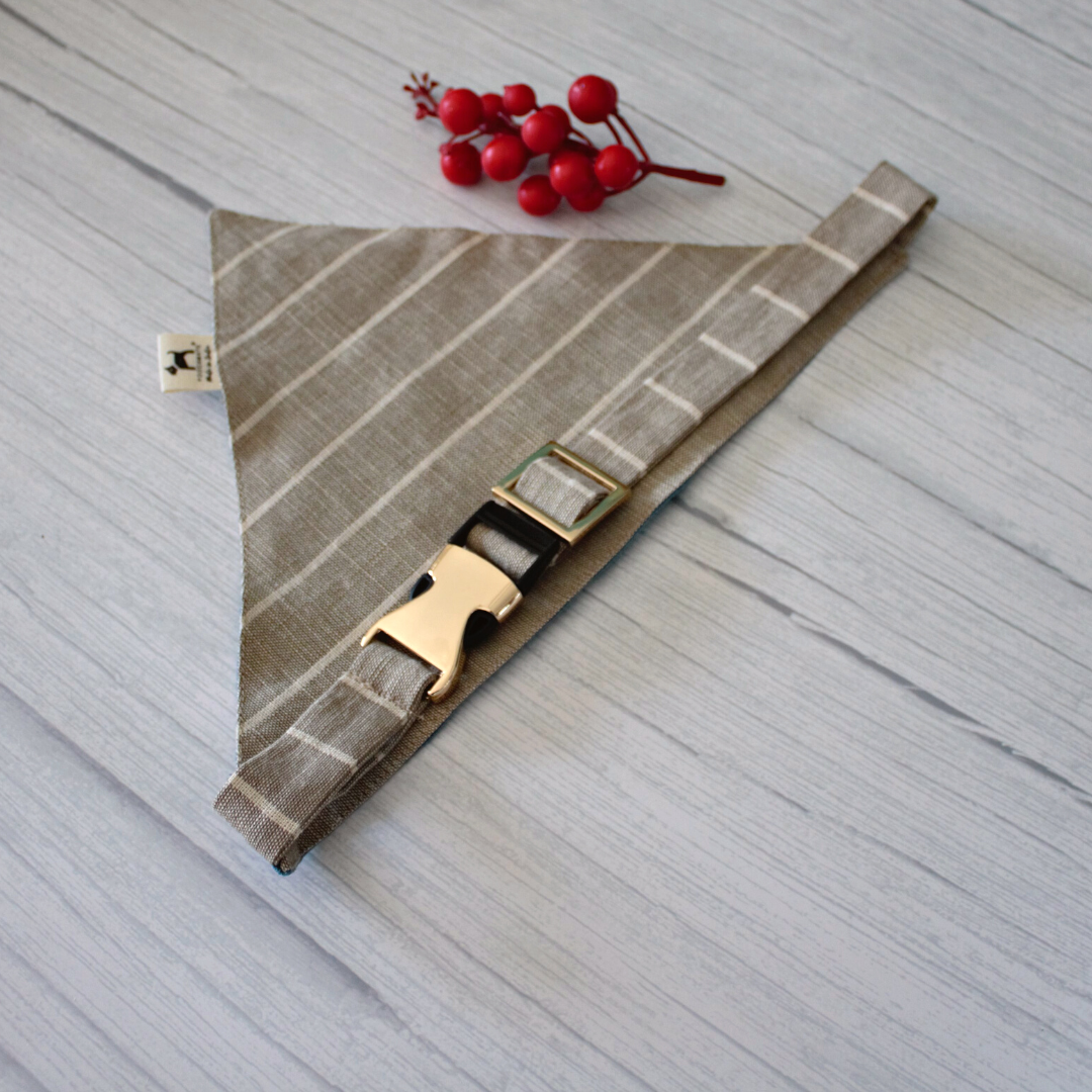 Linen Bandana for Dogs | Luxury dog bandanas online UAE