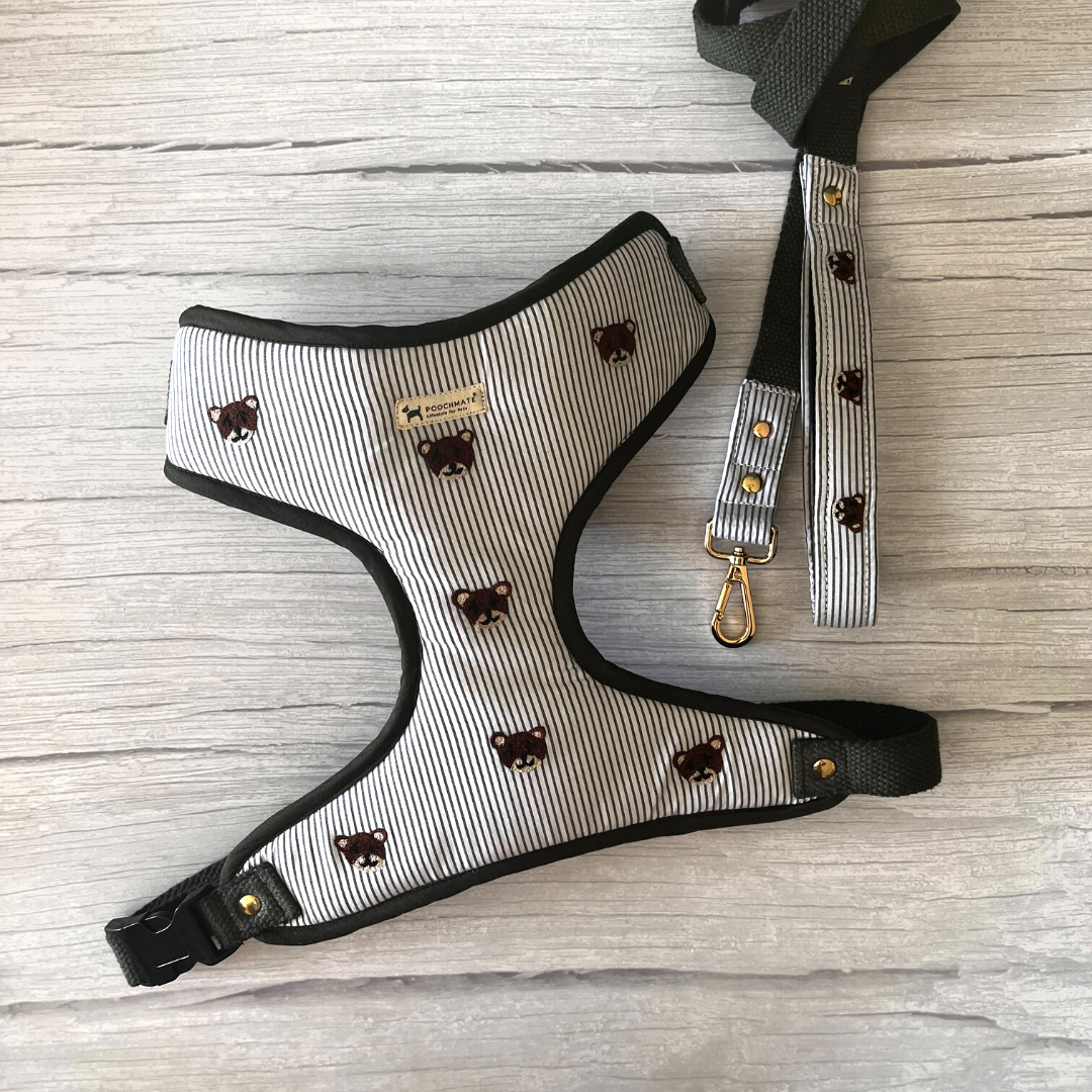Cotton Dog Harness with matching leads Dubai Cotton Dog Harness