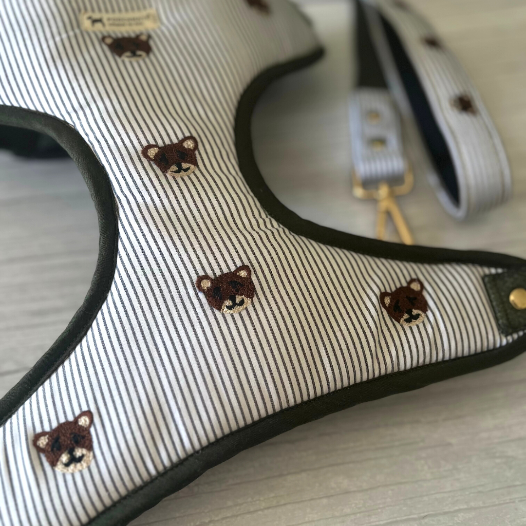 Cotton Dog Harness with matching leads Dubai Cotton Dog Harness