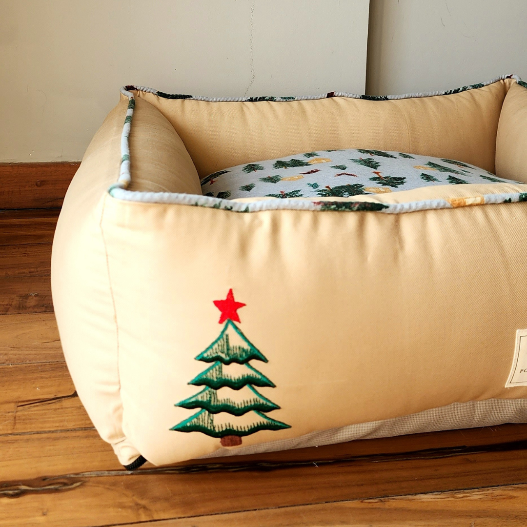Christmas Dog Bed | Washable dog beds online UAE